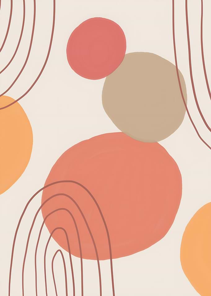 Abstract Pastel Earthy