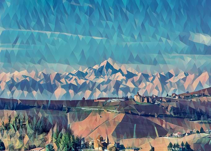 Monviso mountain