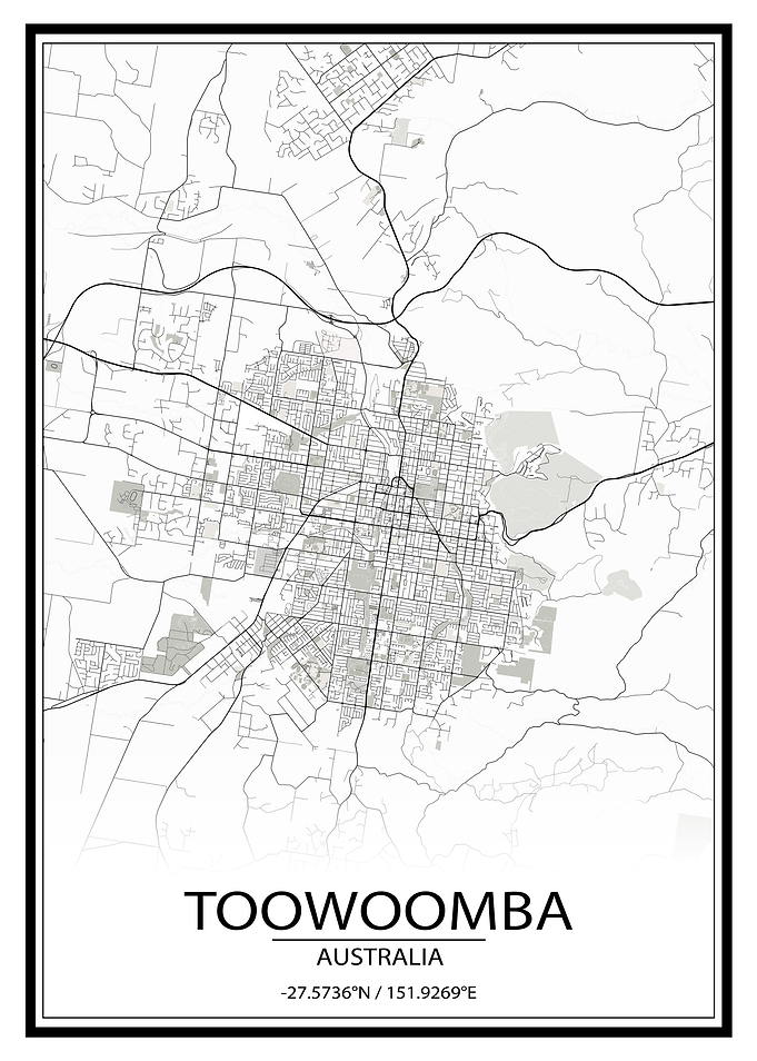 Toowoomba White City Map