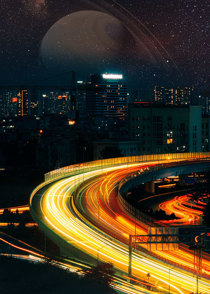 Lit Up Night