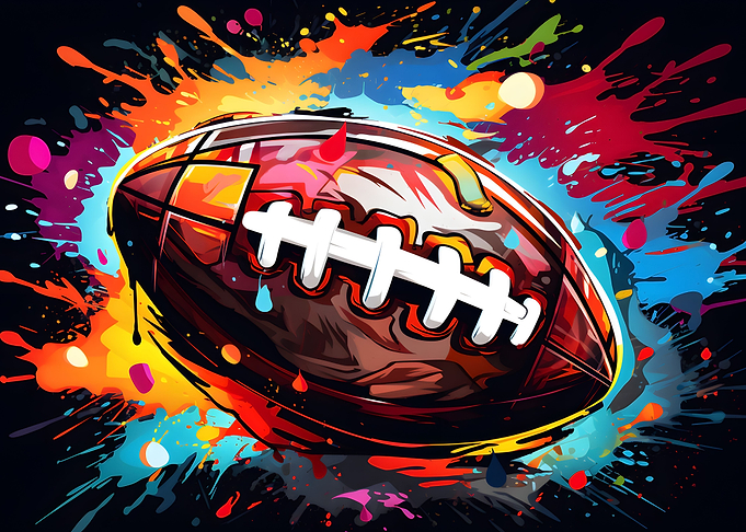 American Football Art