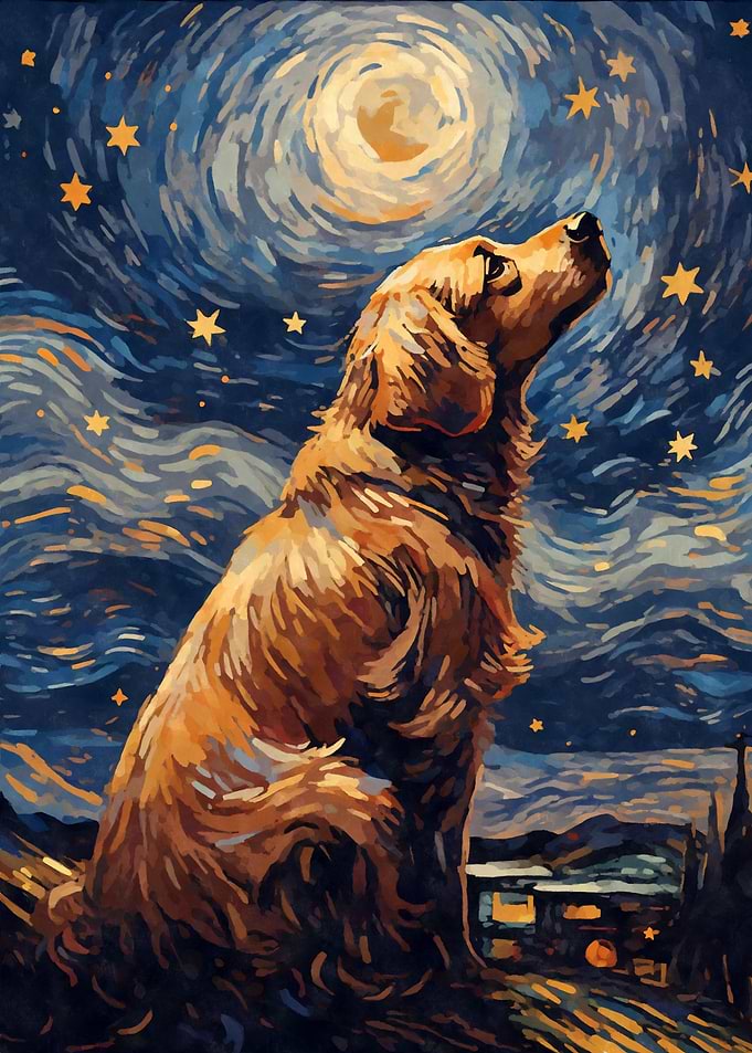 Golden Retriever Night