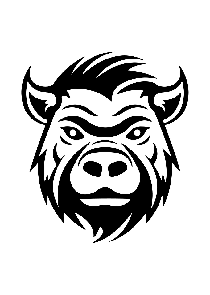 Pig Stencil Design