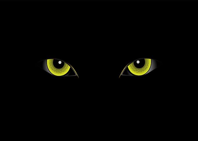 Scary eyes background for