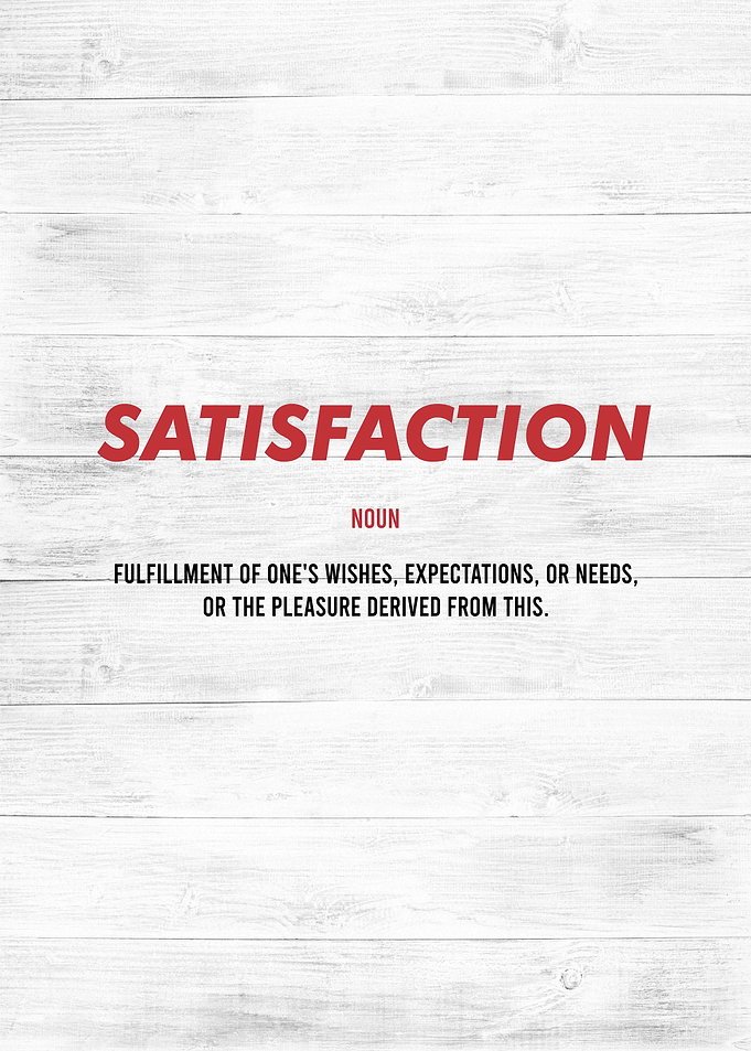satisfaction