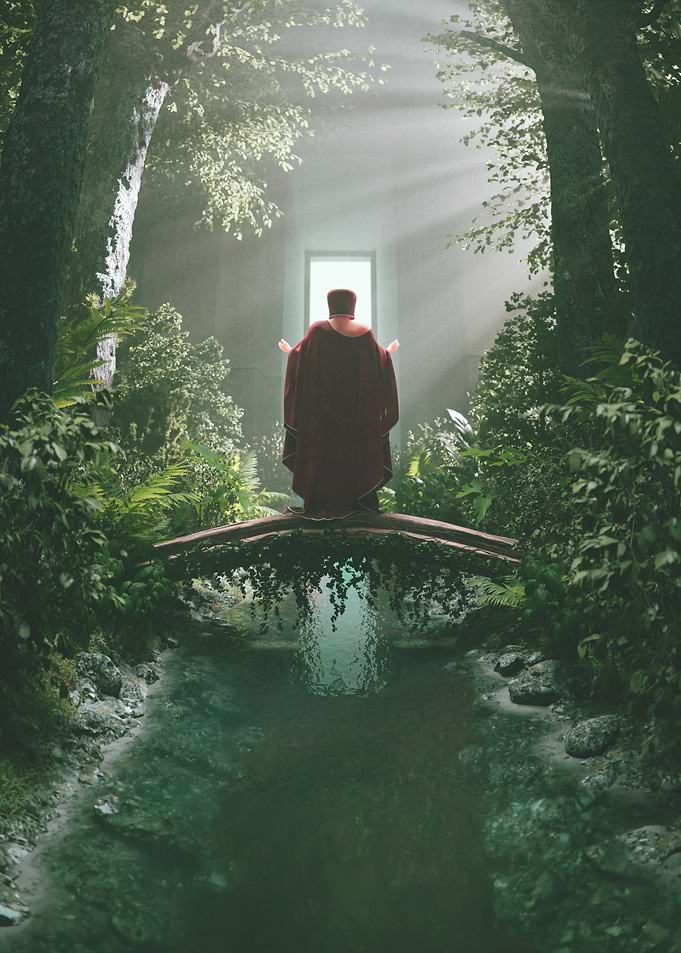 Faith Over There 3D Art