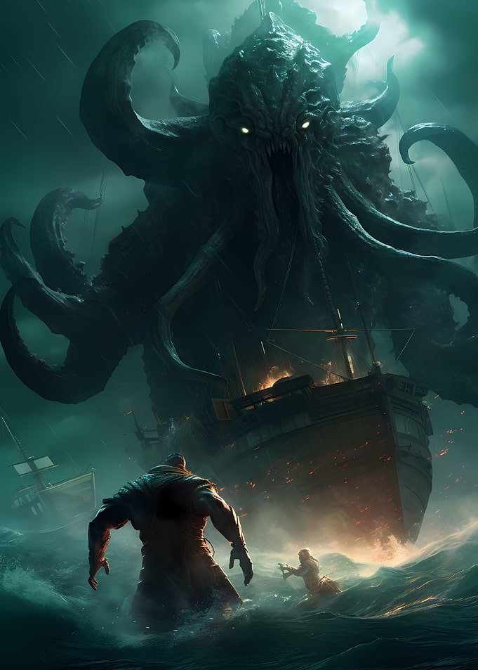 Fantasy Kraken Endboss