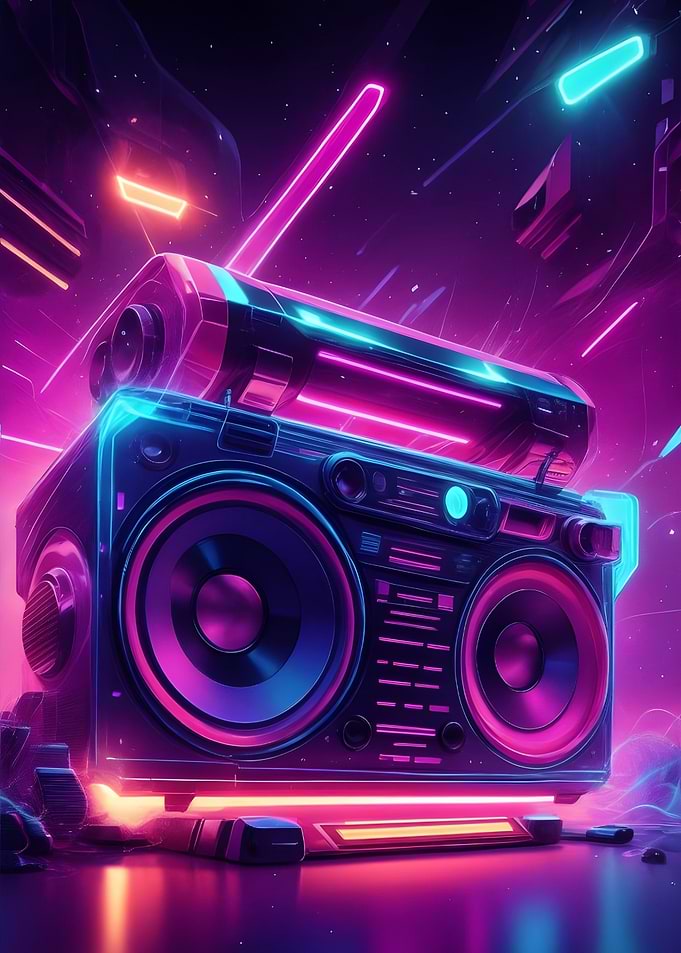Giant Boombox