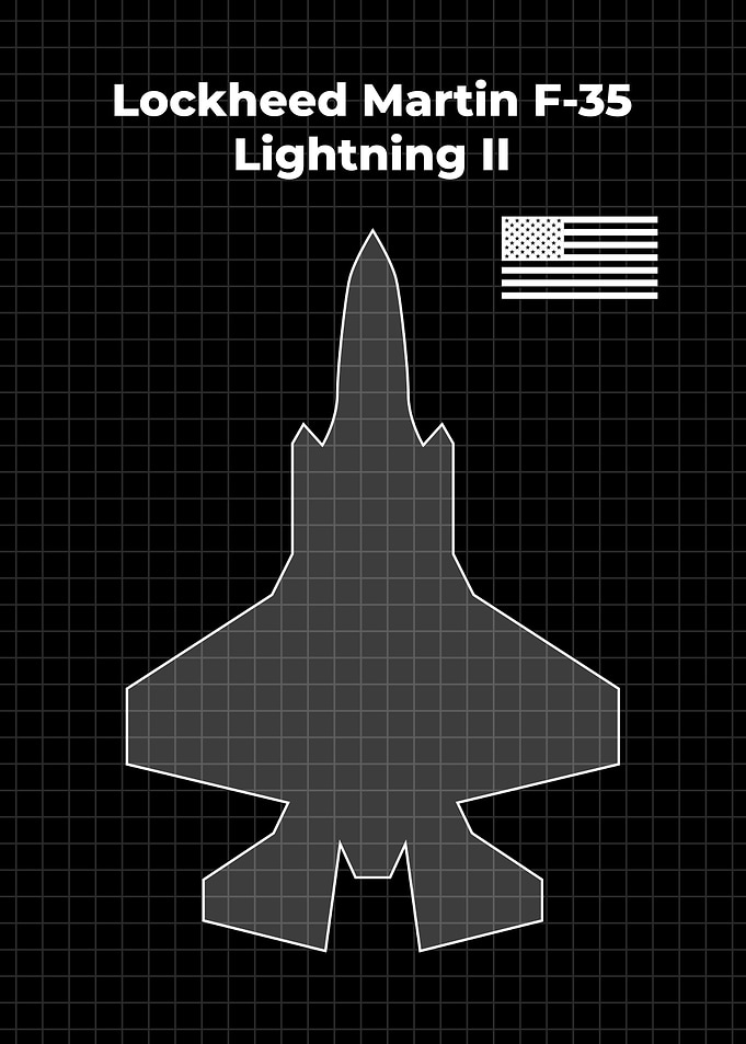 blueprint of f 35F 35