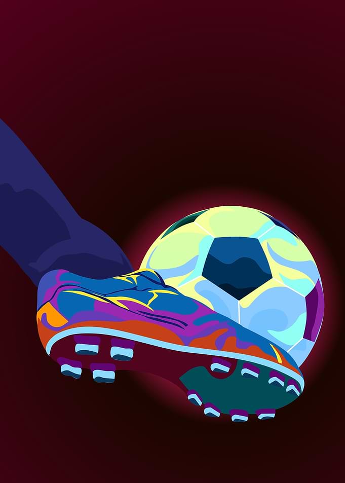Football pop art