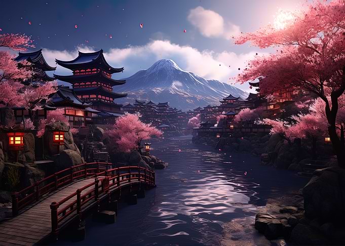 Fuji mountain Japan travel