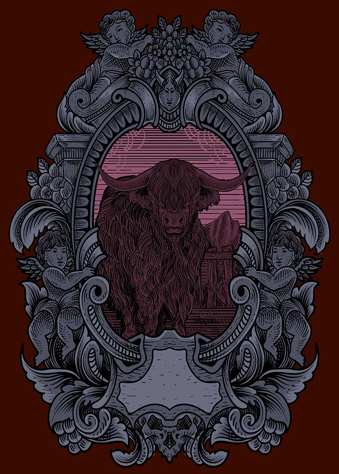 vintage bull