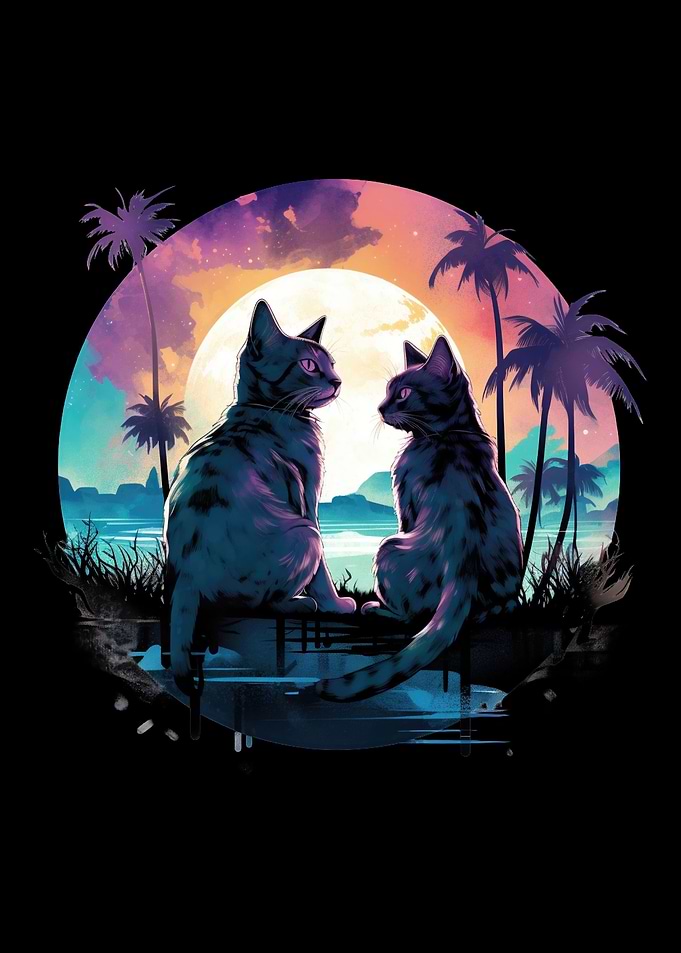 Cat ART funny