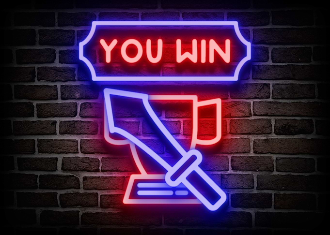 You Win Neon