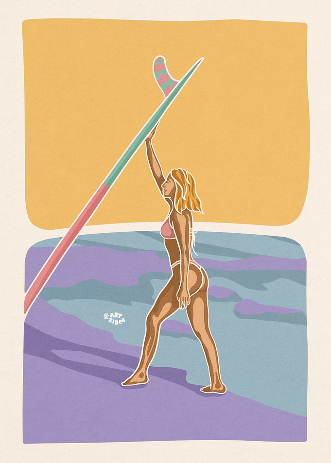 Surf girl ocen