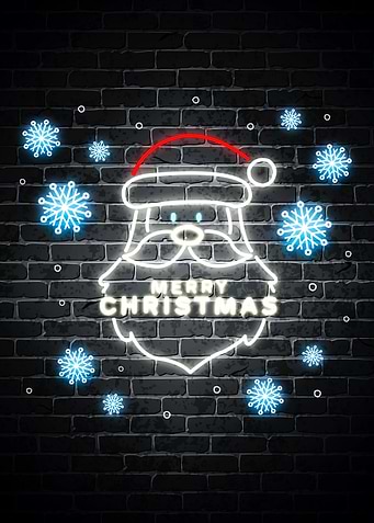 Merry Christmas neon