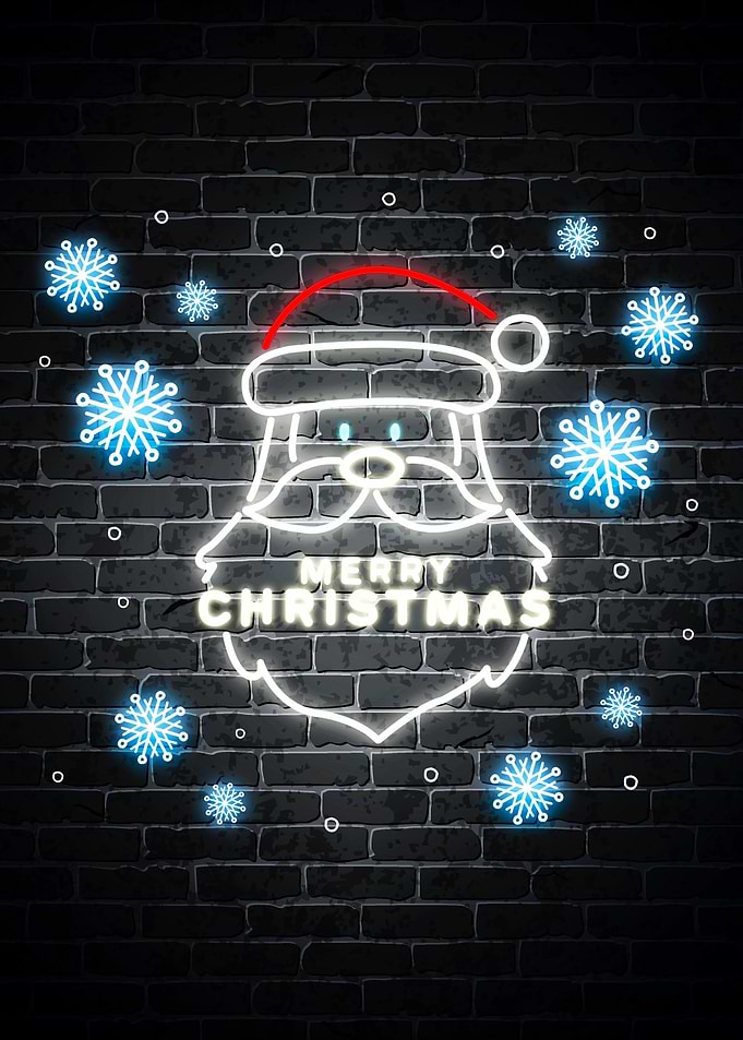 Merry Christmas neon
