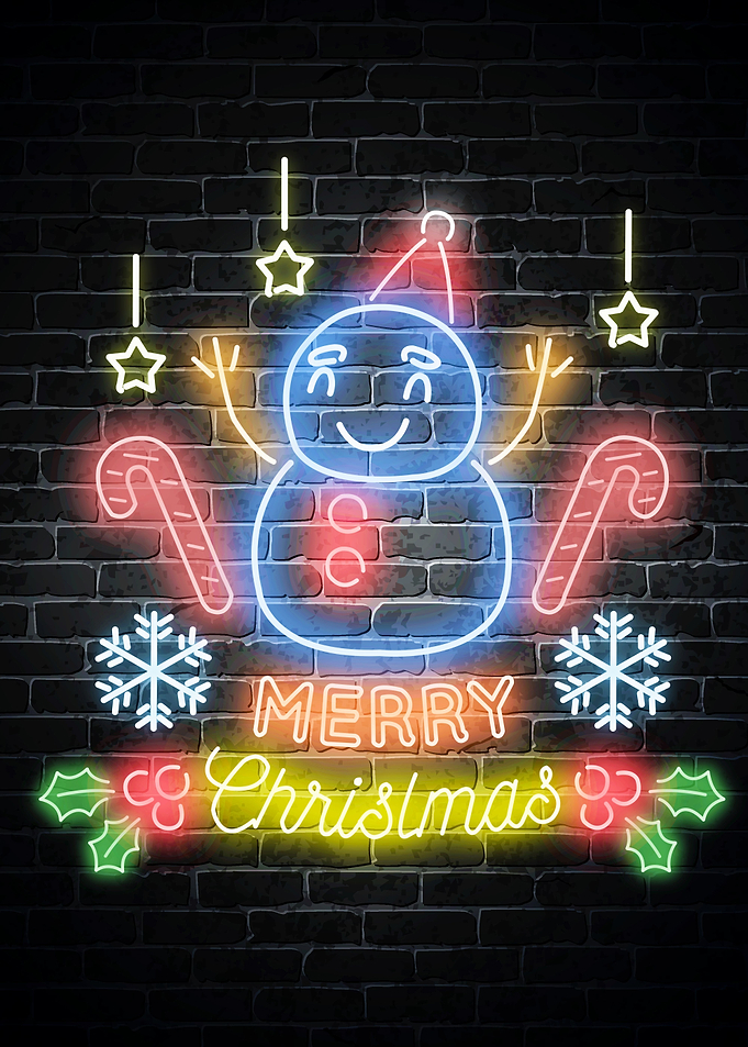 Merry Christmas neon