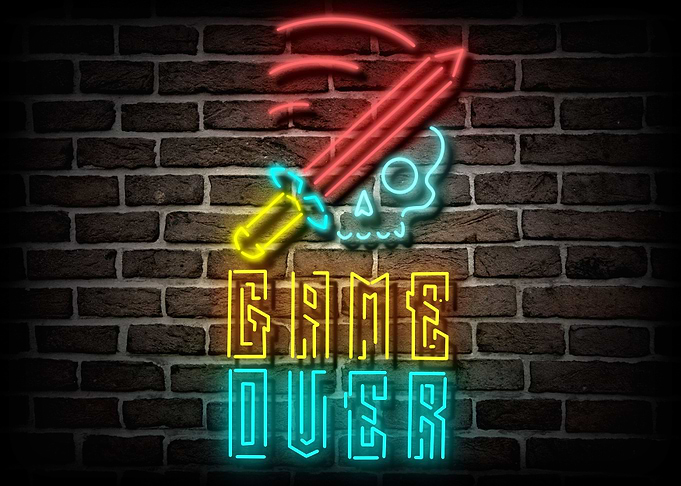 Game Over Neon