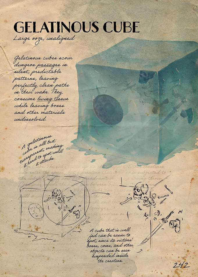 Gelatinous Cube Note