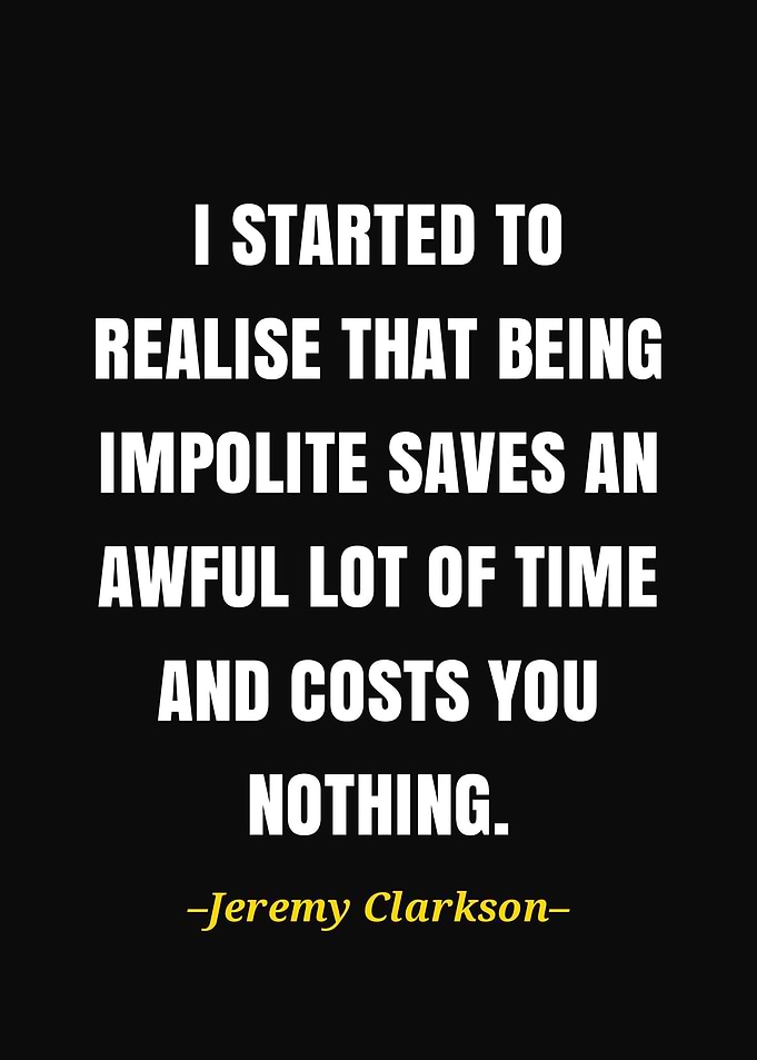 Jeremy Clarkson quote
