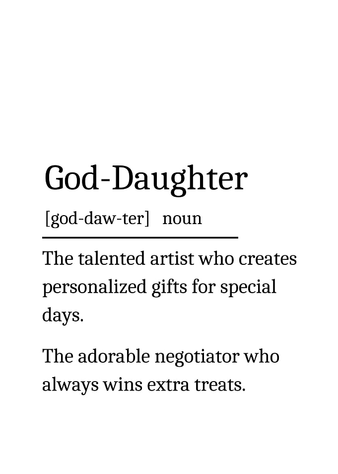 God Daughter Definition