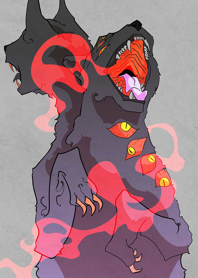 evil cat