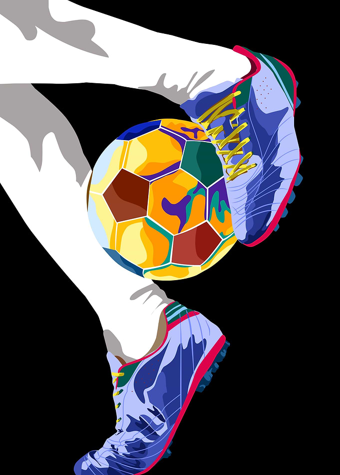 Football in pop art