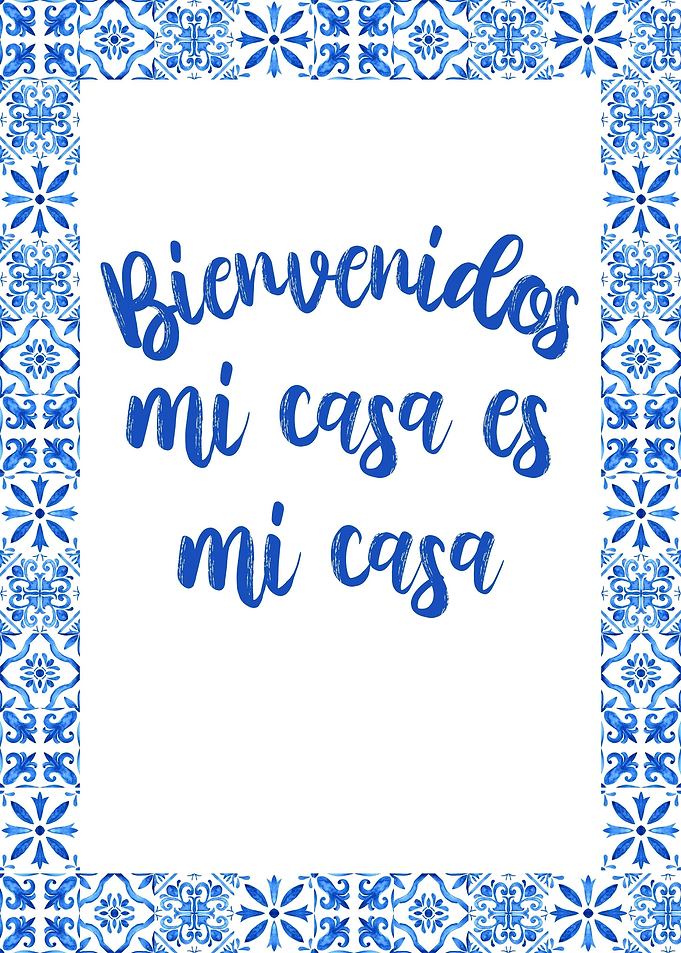 bienvenidos mi casa