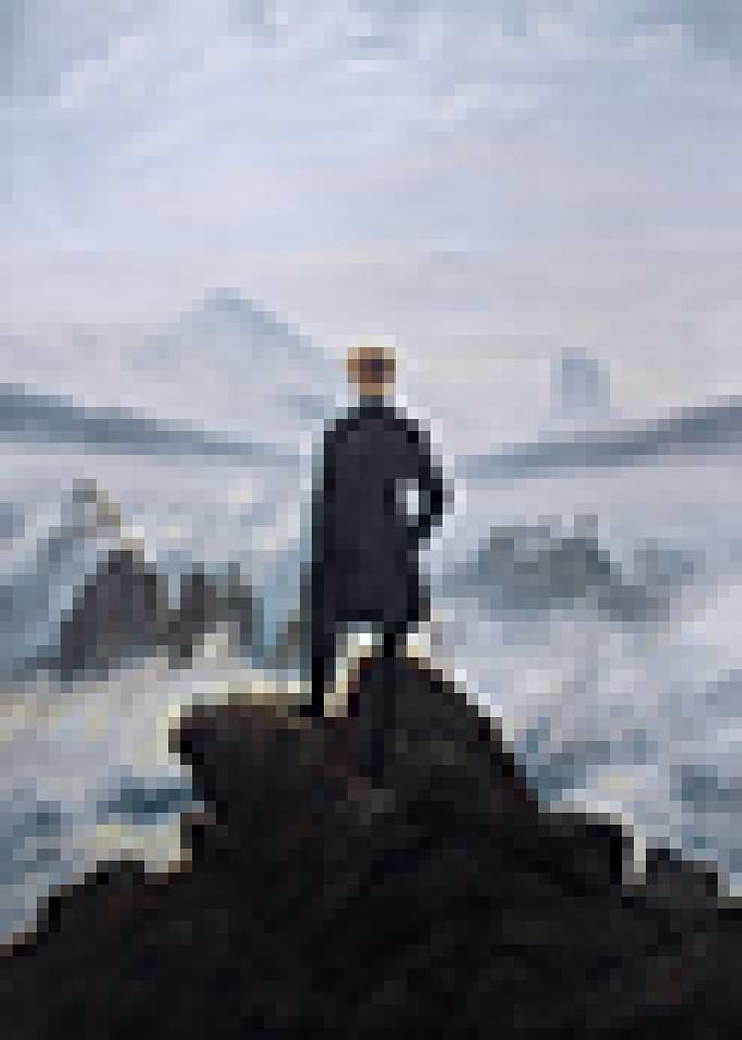 Wanderer above the Pixels
