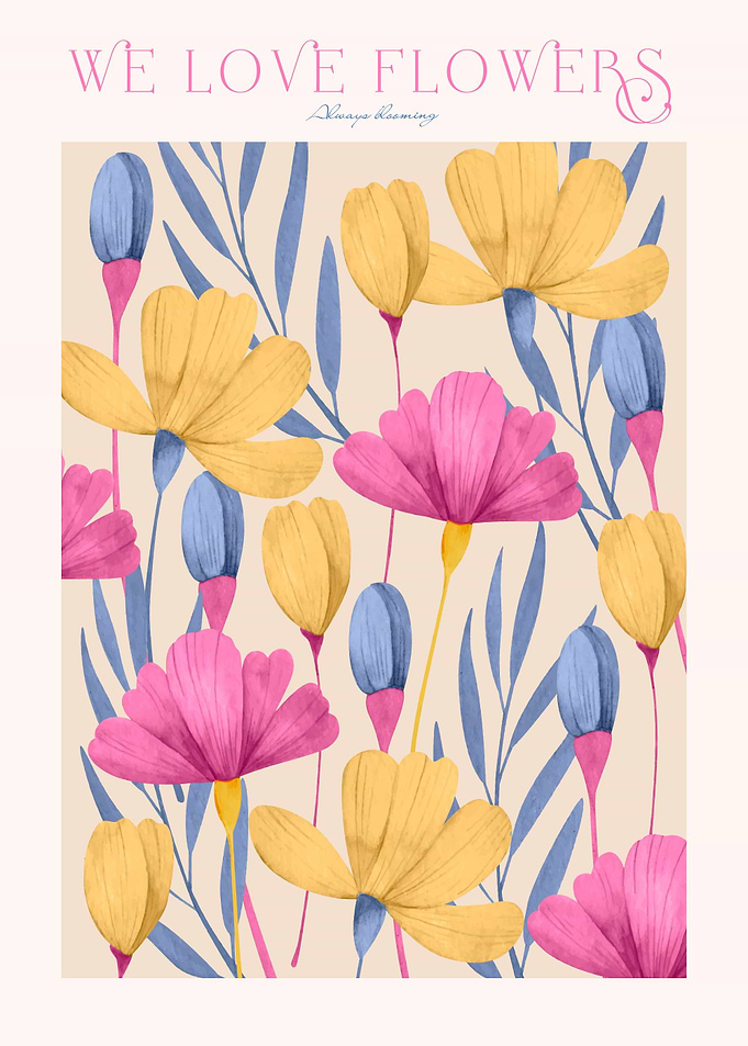 we love flowers