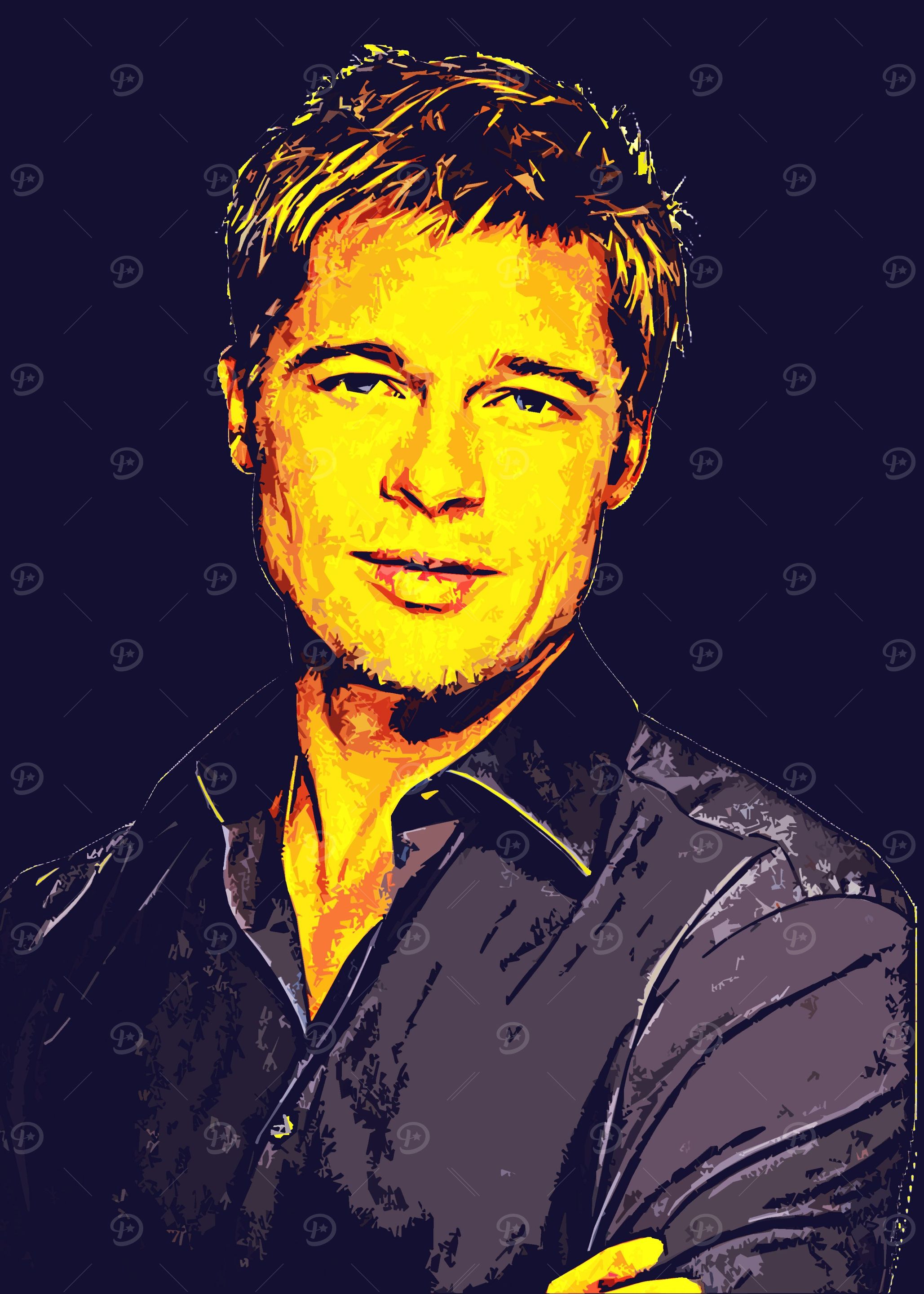 Brad Pitt Pop Art