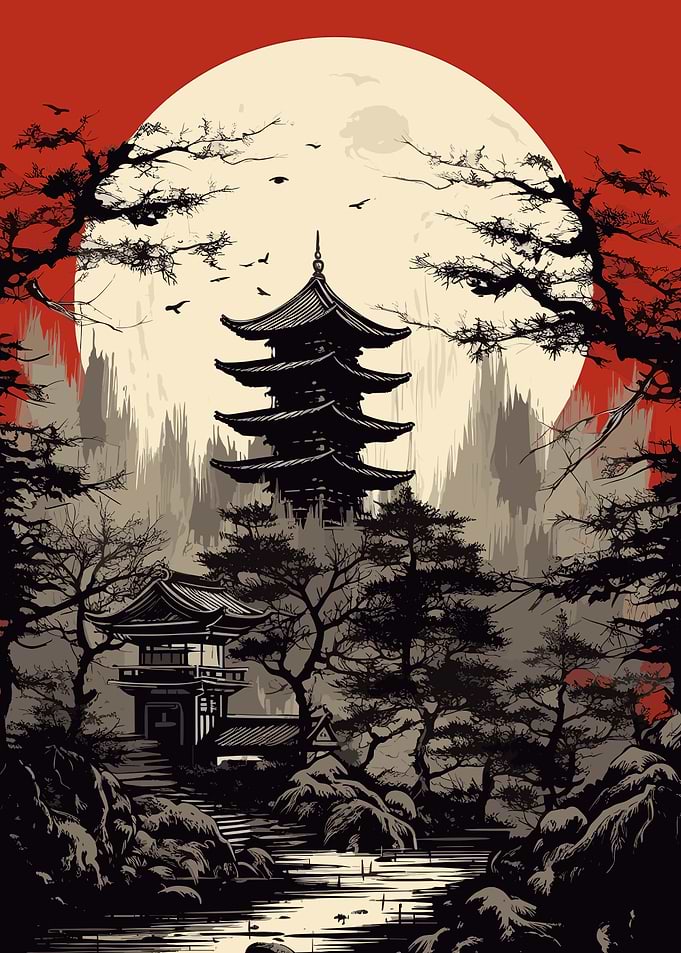 Vintage Japan Landscapes