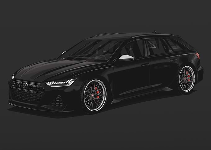 Audi RS6 Avant C8 Black