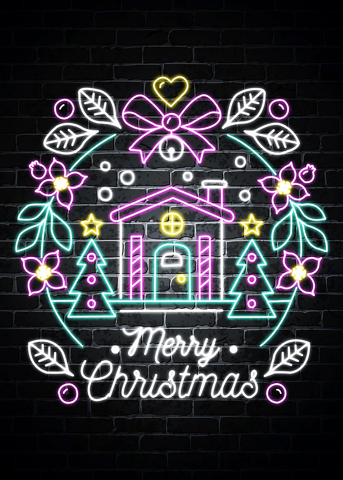 Merry Christmas neon