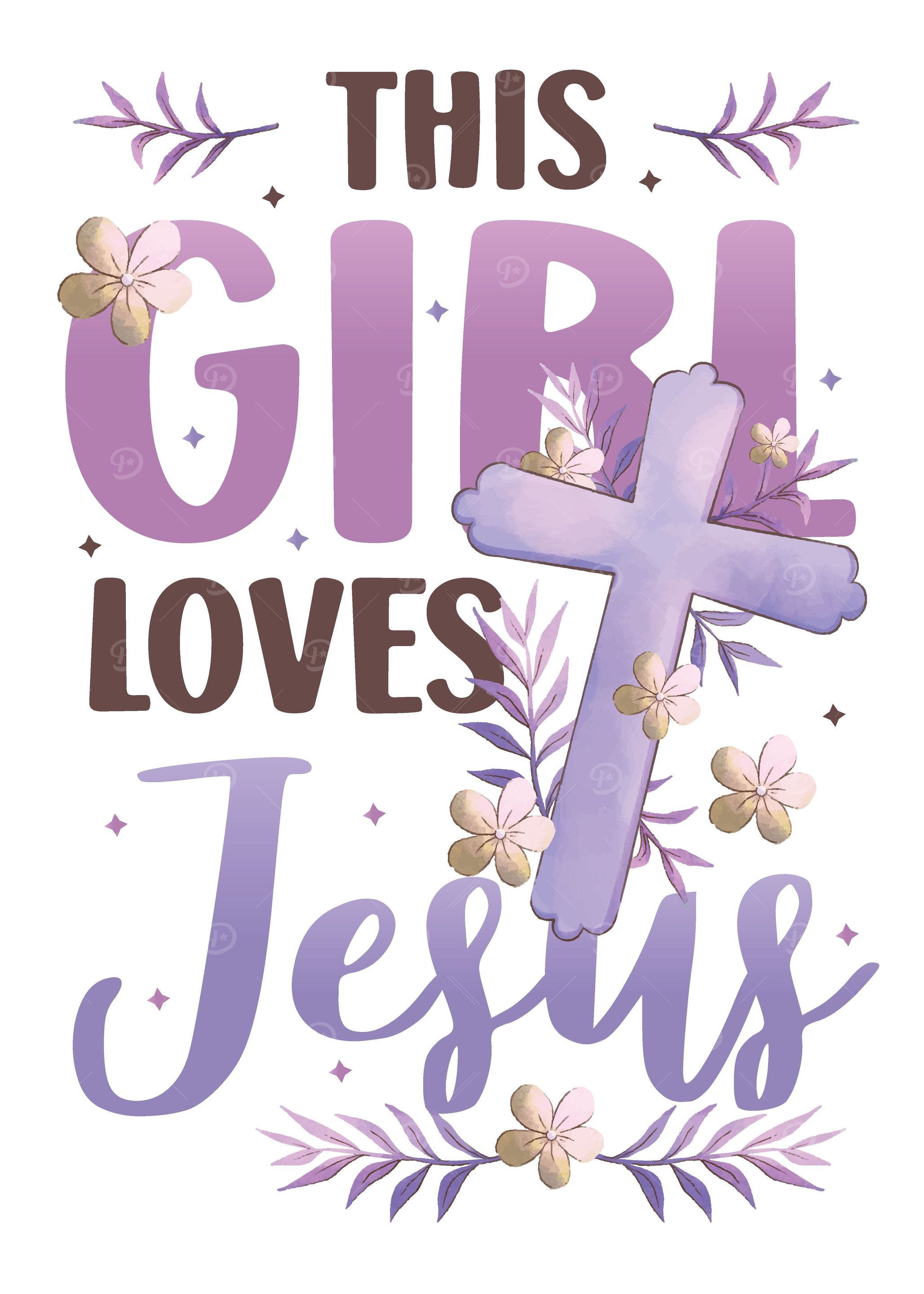Christian Girl Loves Jesus