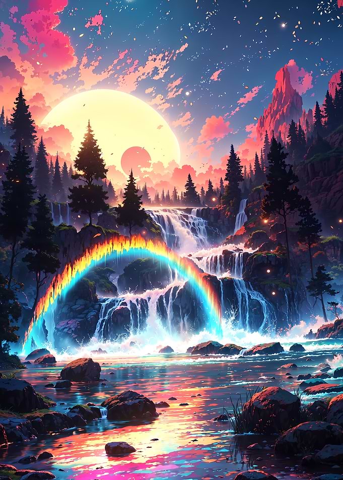 Rainbow Waterfall