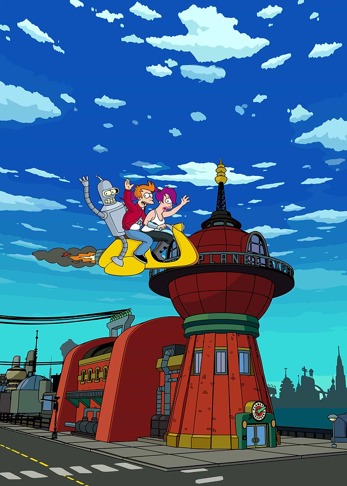Futurama Cartoons Art