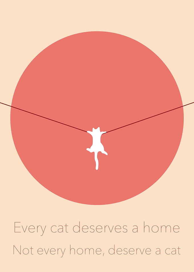 Minimal Cat art