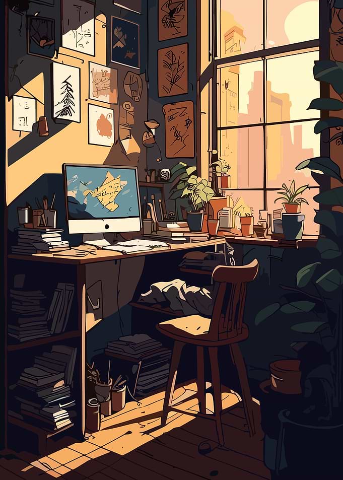aesthetic room