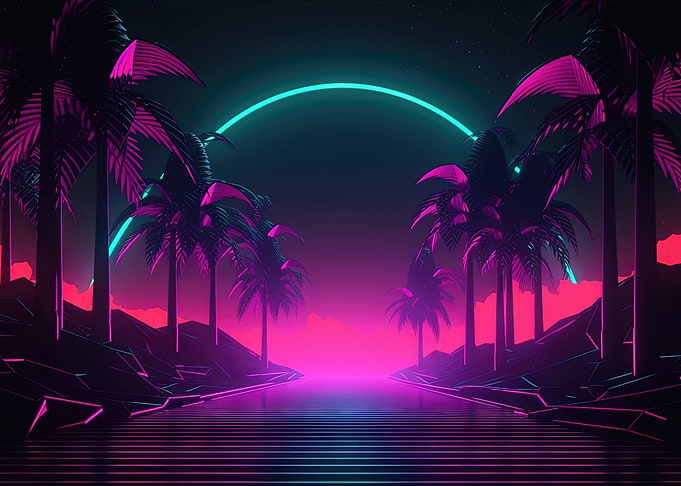 Luminous Neon Dreams