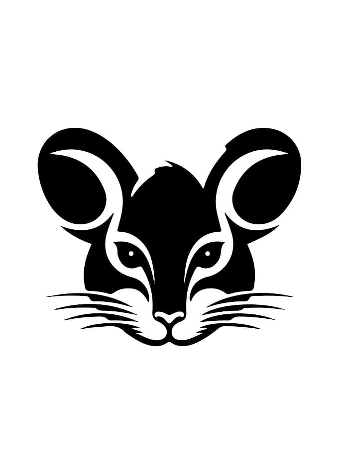 Mouse Stencil Design