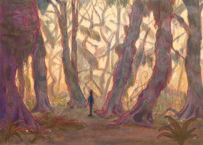 Mystical Forest Sunrise
