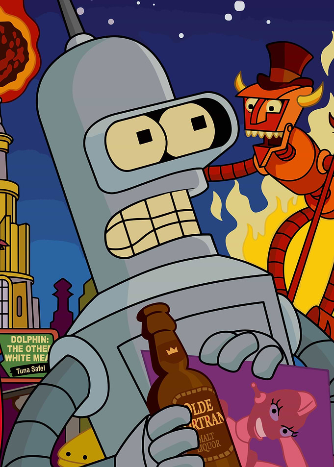 Futurama Cartoons Art