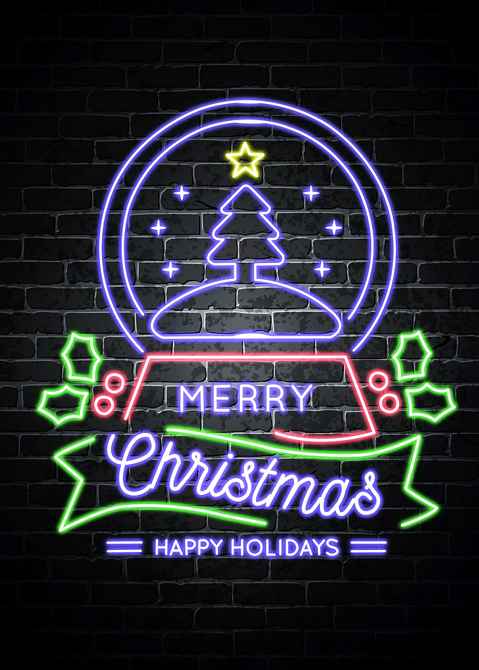 Merry Christmas neon