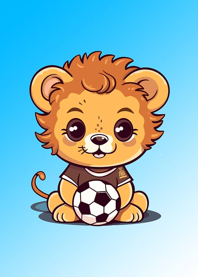 cute lion