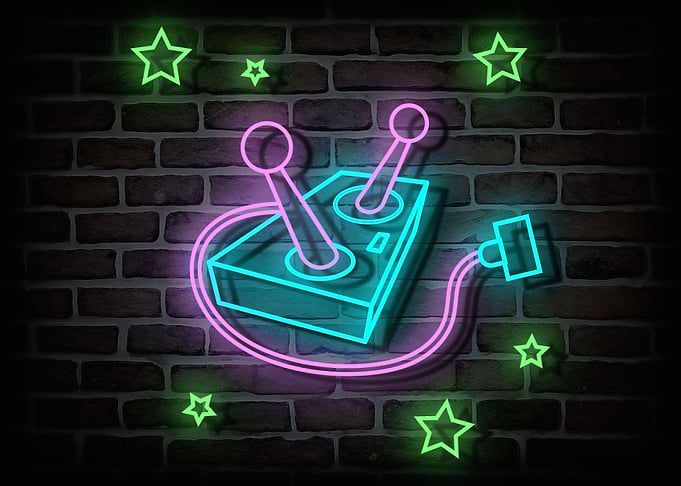 Game Controller Neon