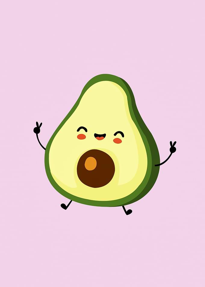avocado cute baby