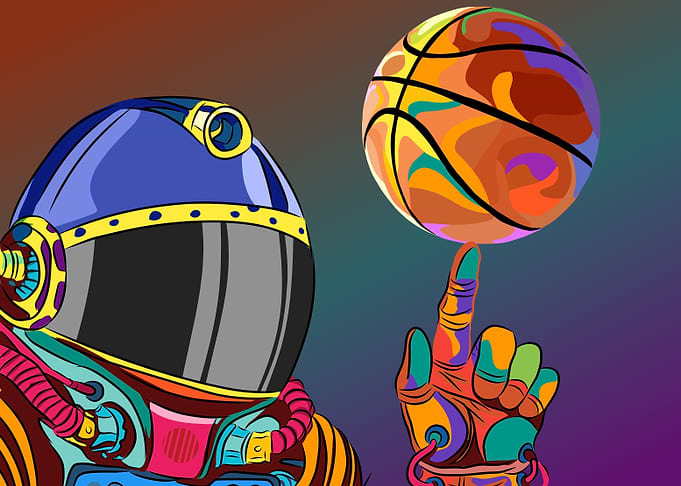 Astronomy in pop art