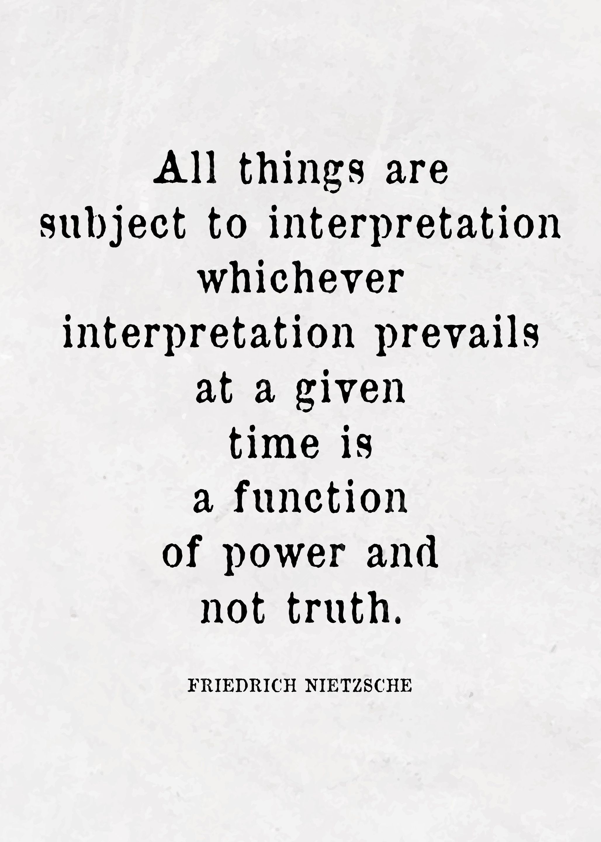 Friedrich Nietzsche Quote